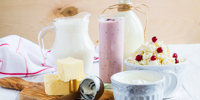 チーズや牛乳など乳製品
